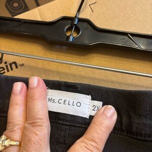 Cello Women's Straight Leg Jeans in Black